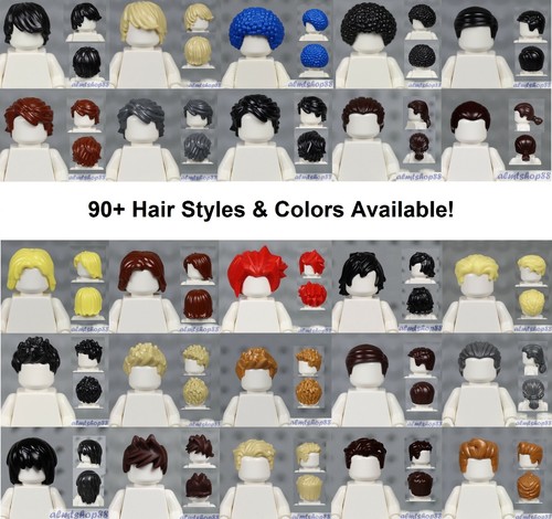 Lego male hair pieces - -,